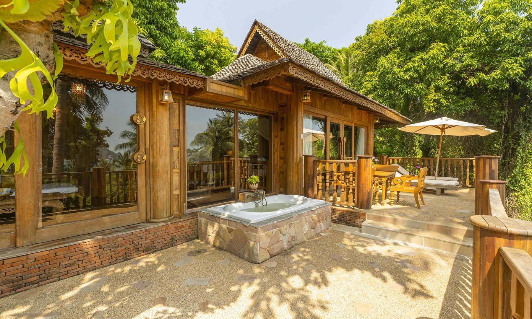 Santhiya Koh Phangan Resort And Spa Εξωτερικό φωτογραφία The spa at The Sarojin