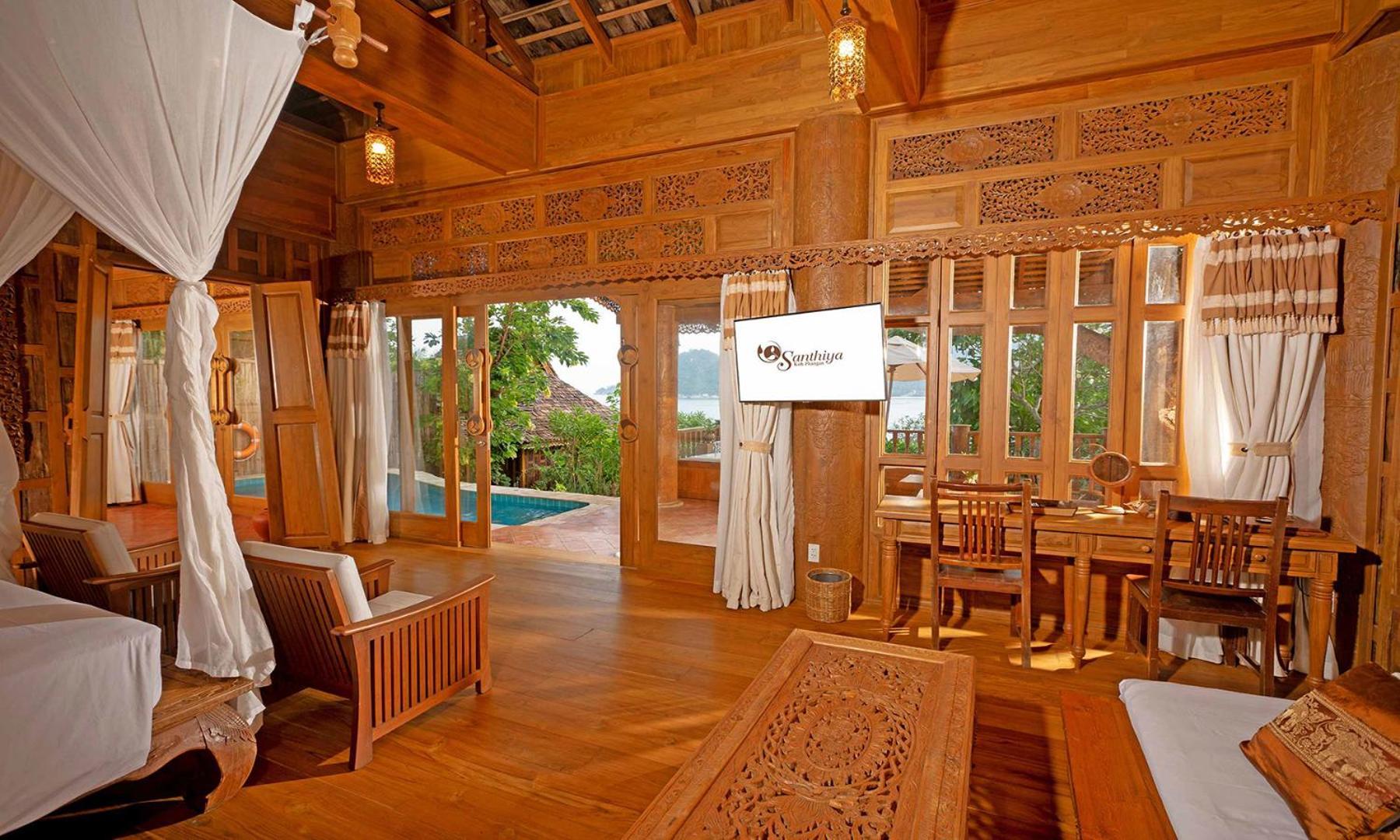 Santhiya Koh Phangan Resort And Spa Εξωτερικό φωτογραφία Interior of a villa