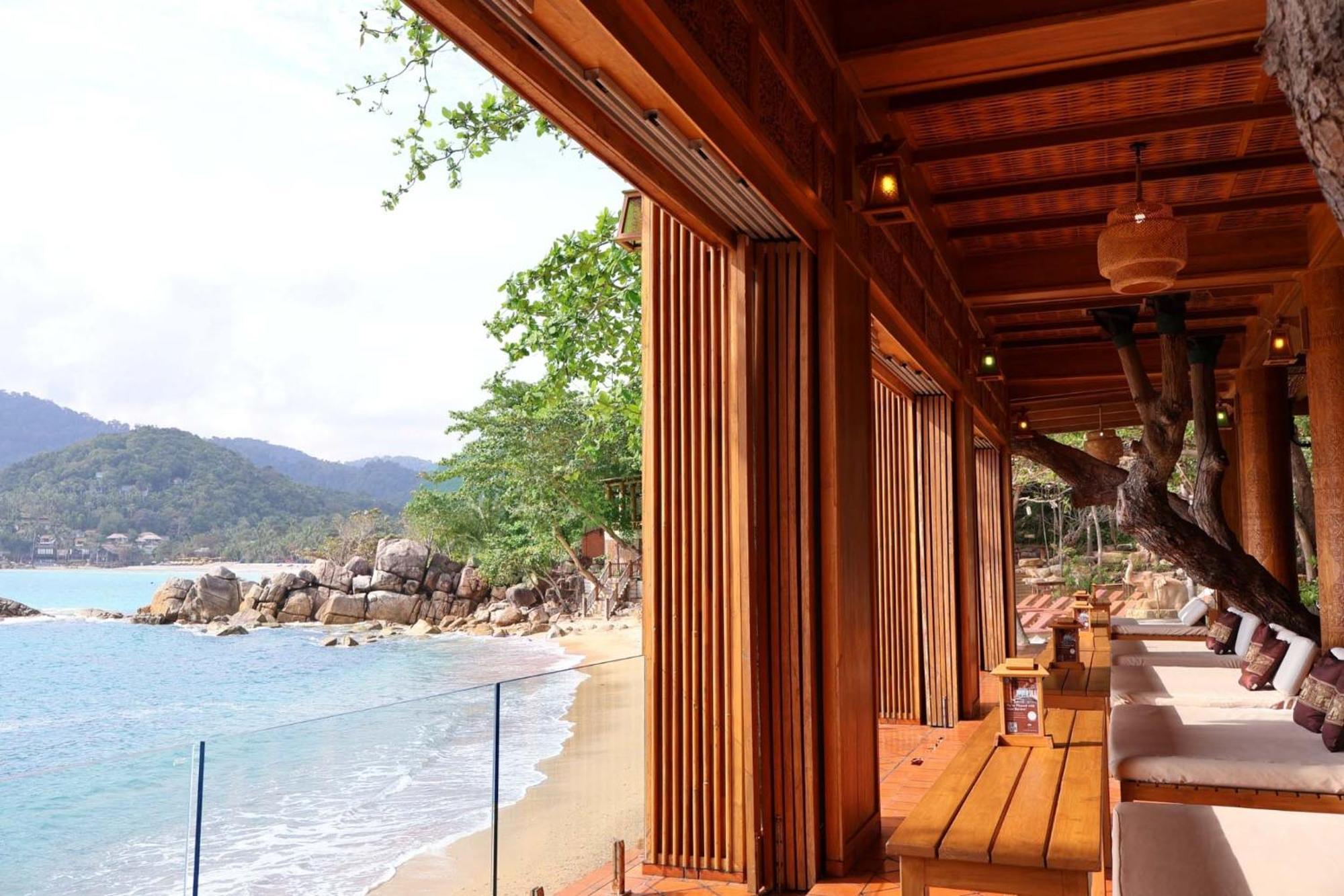 Santhiya Koh Phangan Resort And Spa Εξωτερικό φωτογραφία The beach at the resort